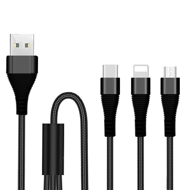 One Drag Three Charging Cables